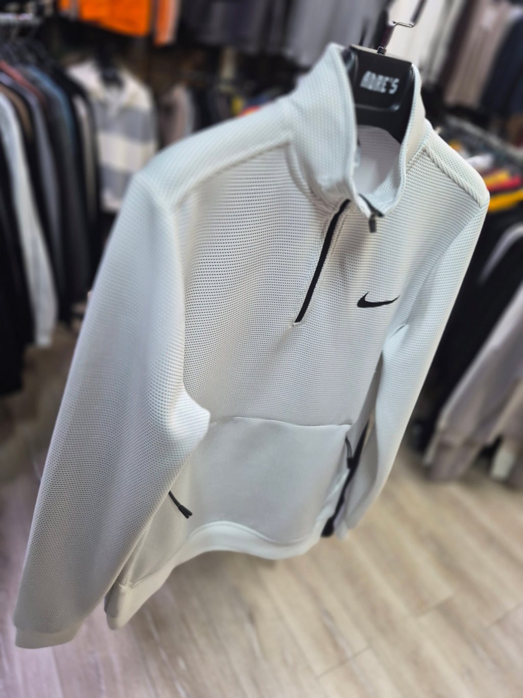 Yarım Fermuar Dik Yaka Sweatshirt