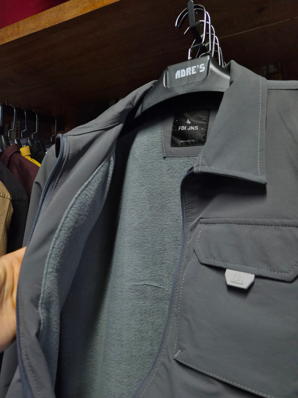 FBI Jeans İçi Polarlı Gömlek Yaka Ceket